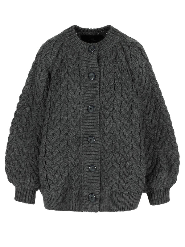 CABLE BUTTONED JACKET