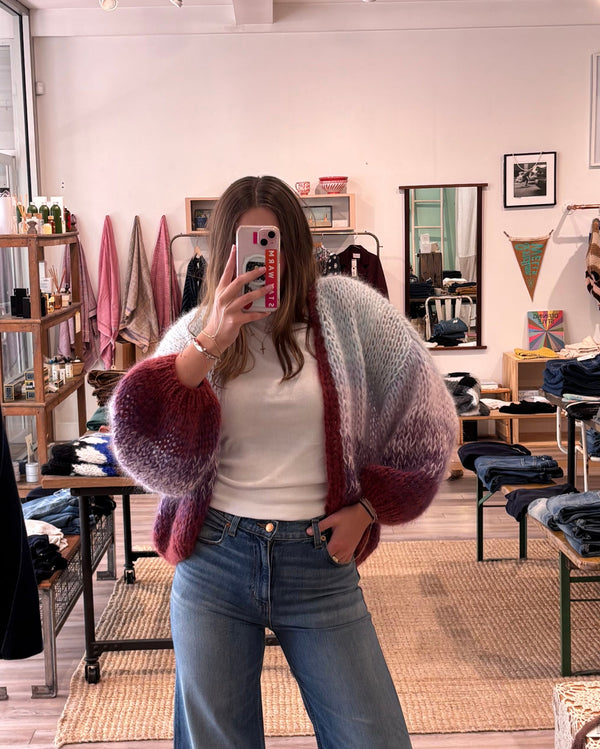 MOHAIR BOMBER CARDI