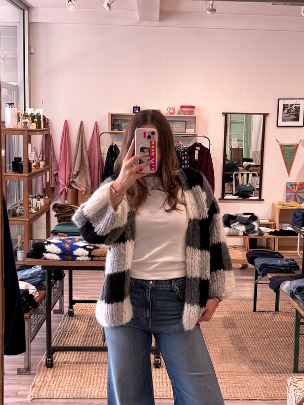 FLEECY ALPACA CARDI