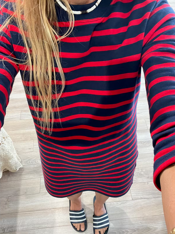 STRIPE MINI DRESS