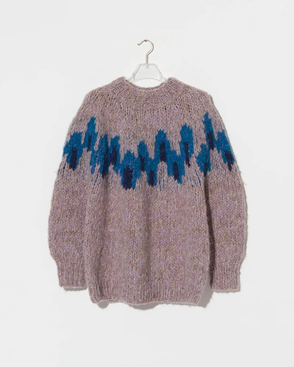 FLEECY ALPACA RAGLAN PULLOVER