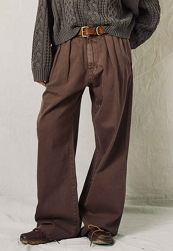 blair double pleated pant