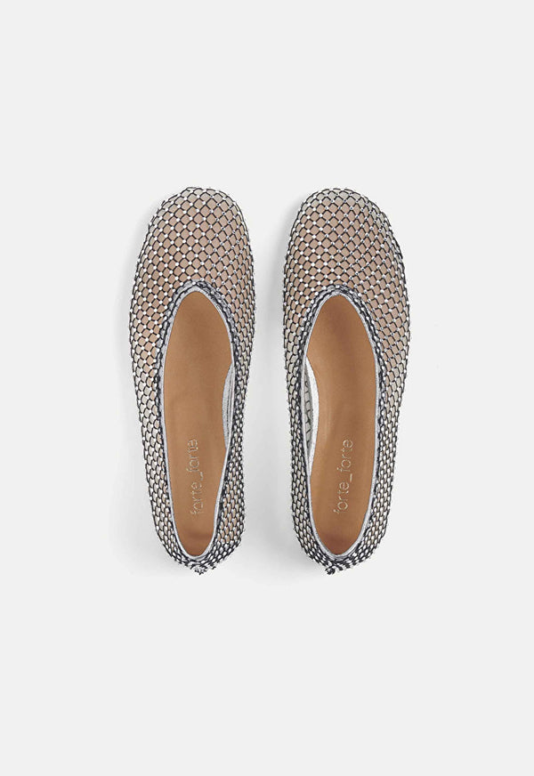 mesh ballet flat